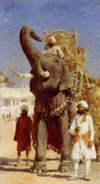 edwin lord semanas el elefante del rajá Pinturas al óleo